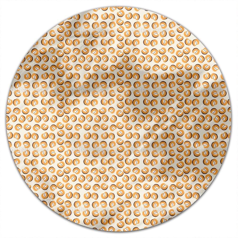 Peach Round Tablecloth