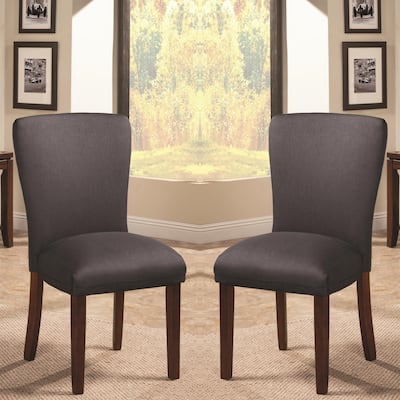 Dark Navy Parson Styled Dining Chairs (Set of 2)