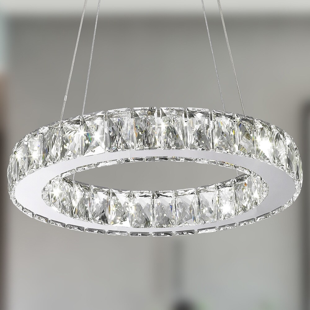 Featured image of post Circular Ring Chandelier / Made from aluminum and acrylic with an iron finish.