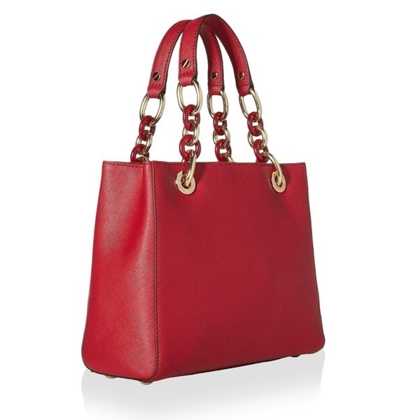 michael kors cynthia small leather satchel