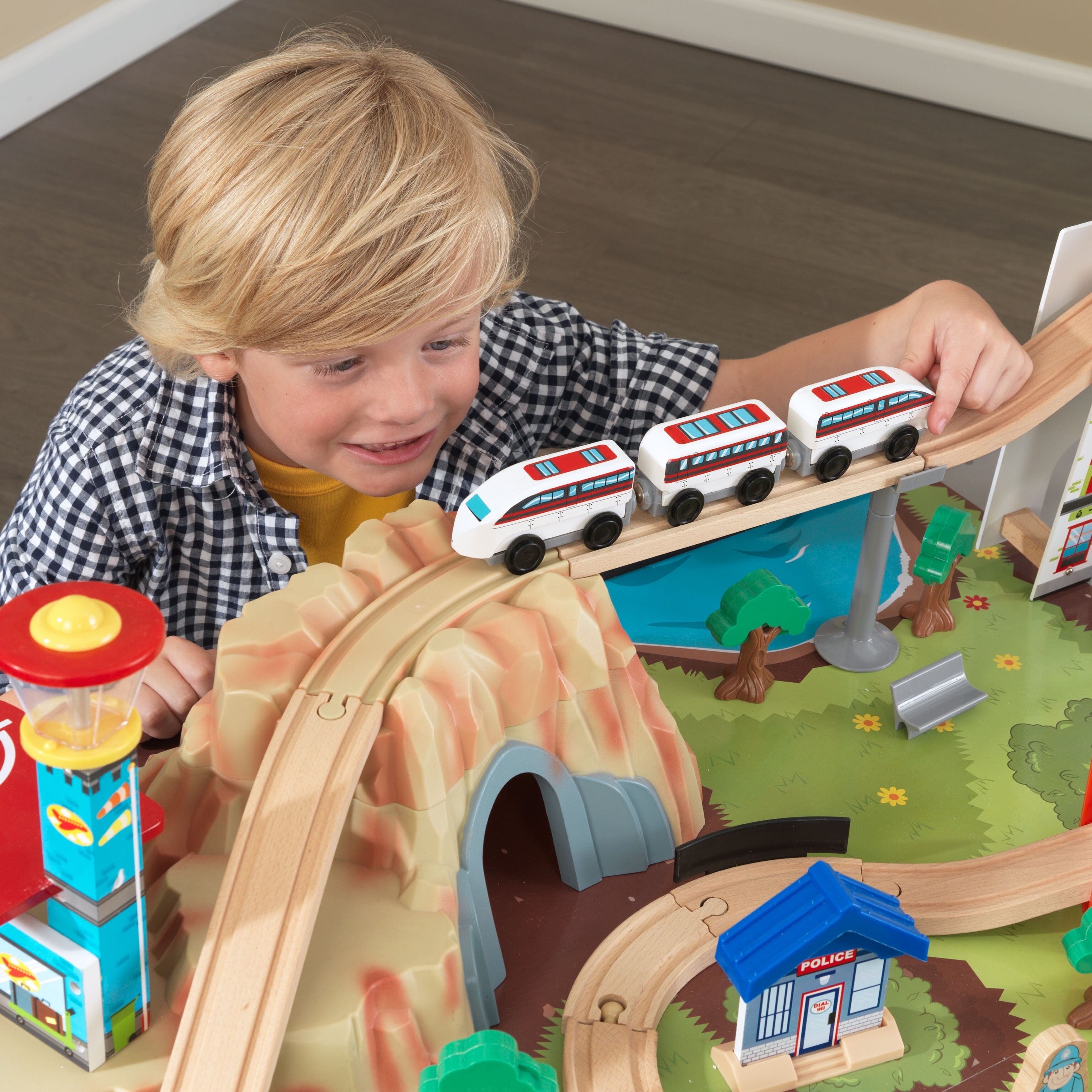 kidkraft city train set