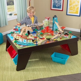 Shop Kidkraft Ride Around Town Train Table Set Free