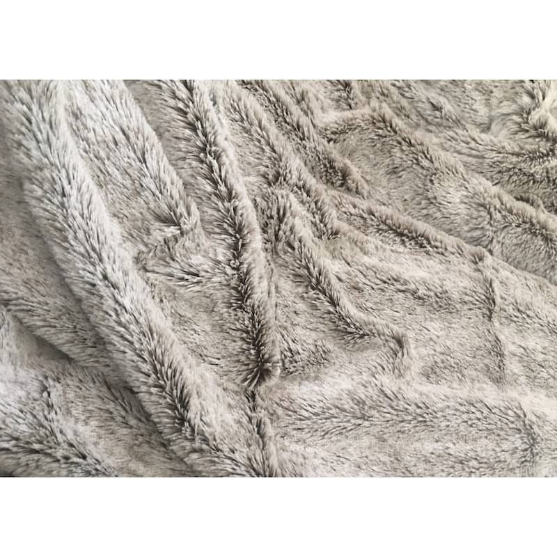Luxury Soft Faux Fur Reversible Fleece Blanket