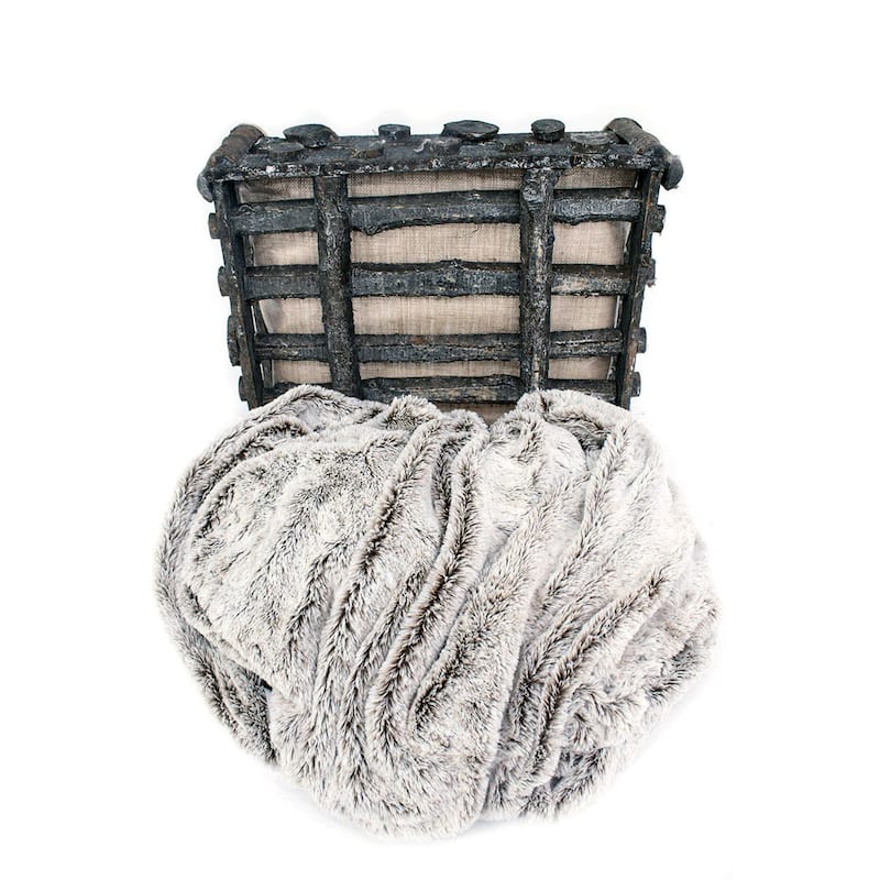Luxury Soft Faux Fur Reversible Fleece Blanket