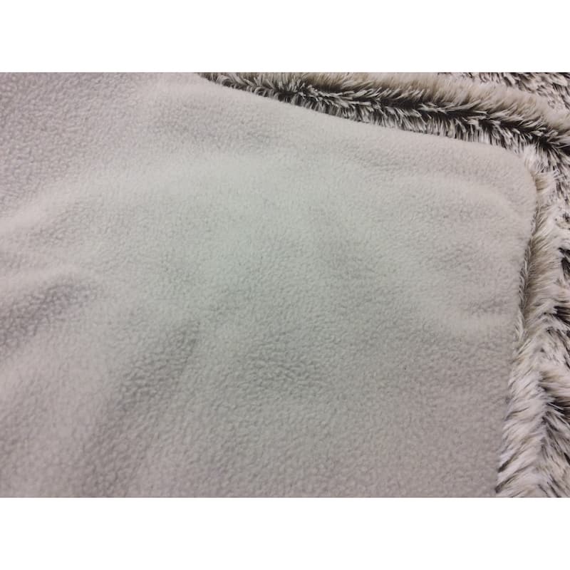Luxury Soft Faux Fur Reversible Fleece Blanket