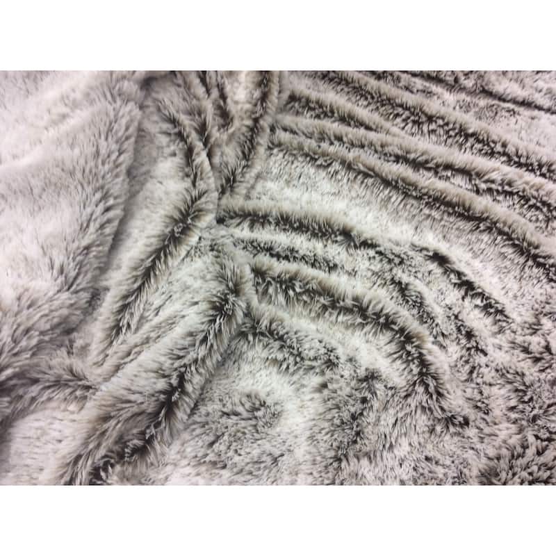 Luxury Soft Faux Fur Reversible Fleece Blanket