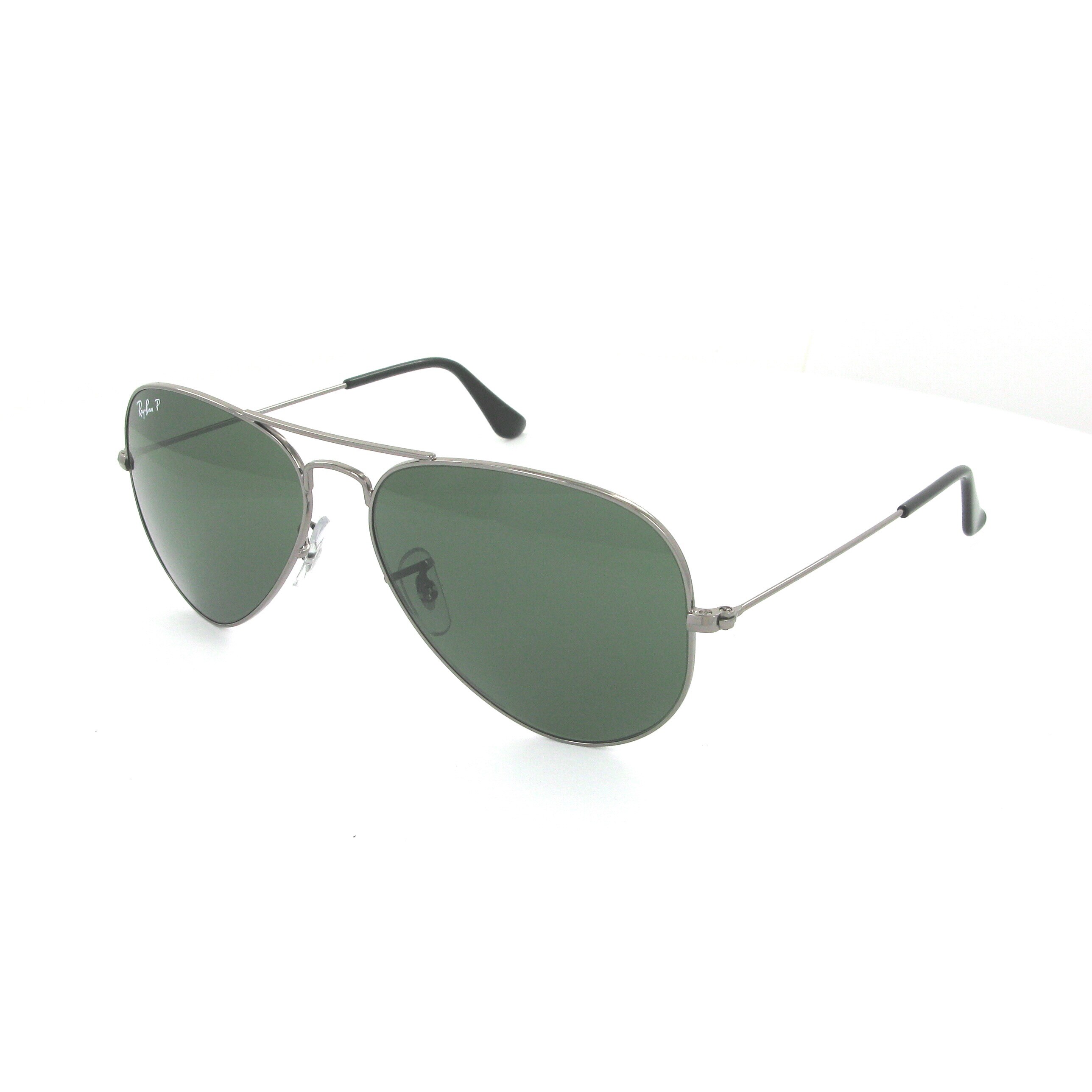 Ray Ban Aviator Rb3025 Gunmetal Frame Green Classic Polarized Lens Sunglasses Overstock