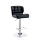 preview thumbnail 6 of 6, Furniture of America Beas Contemporary Faux Leather Swivel Bar Chair