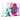 Designart 'Colorful Embrace Sensual Metal Wall Art