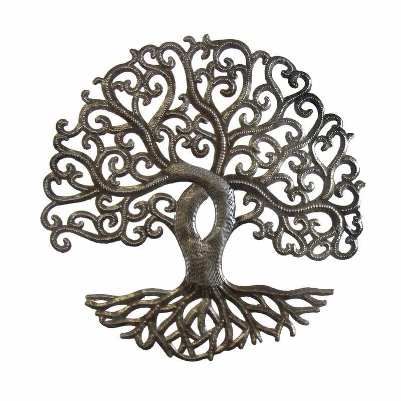 Handmade 14-inch Tree of Life Curly Branches (Haiti)