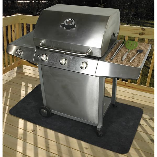 Shop Extra Large Grey Grill Mat Overstock 11866243