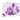 Designart 'Blooming Purple Flower' Floral Metal Wall Art