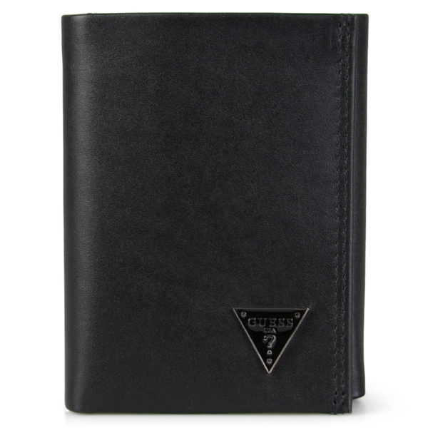 Guess Men's Genuine Leather Trifold Credit Card Wallet Free Shipping