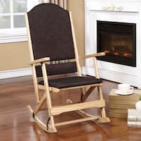 Shop Folding Bentwood Rocking Chair with Extendable 