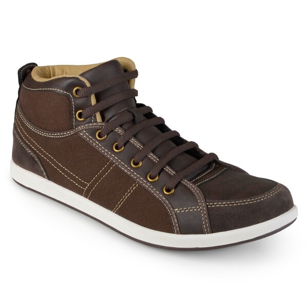 Vance Co. Men's 'Trey' Mid Rise Lace-up Sneakers - Free Shipping Today ...