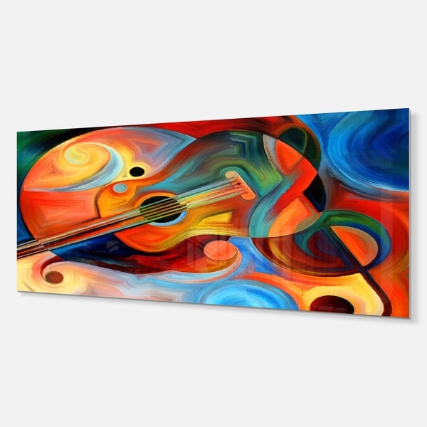 Violin Music Swirl New Contemporary Metal Wall Art Picture Or Sculpture 