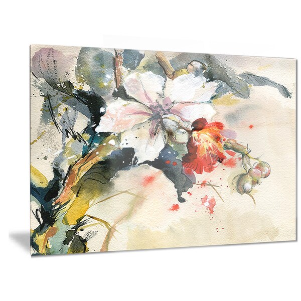 Floral Metal Wall Art designart 'orchid in bloom' floral metal wall art - free shipping Floral Metal Wall Art designart 'orchid in bloom' floral metal wall art - free shipping