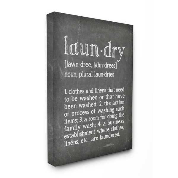 Shop Laundry  Stretched Canvas Wall  Art  On Sale  Free 