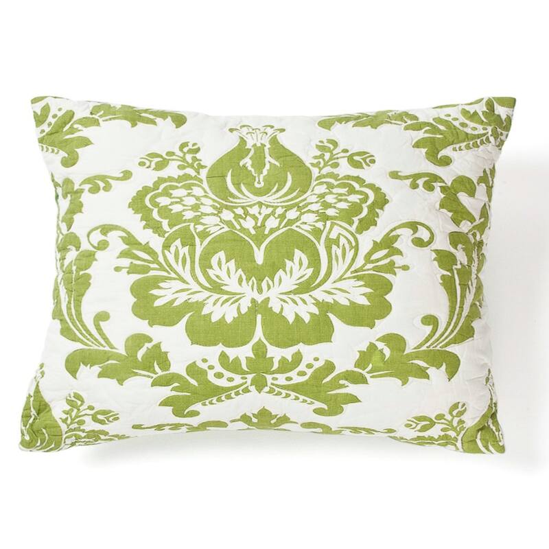 Delilah Green Cotton Sham