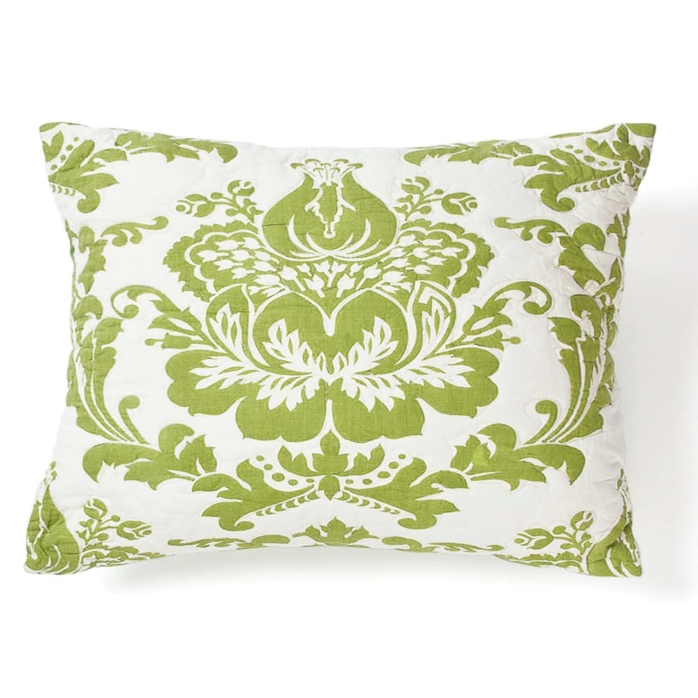 Delilah Green Cotton Sham