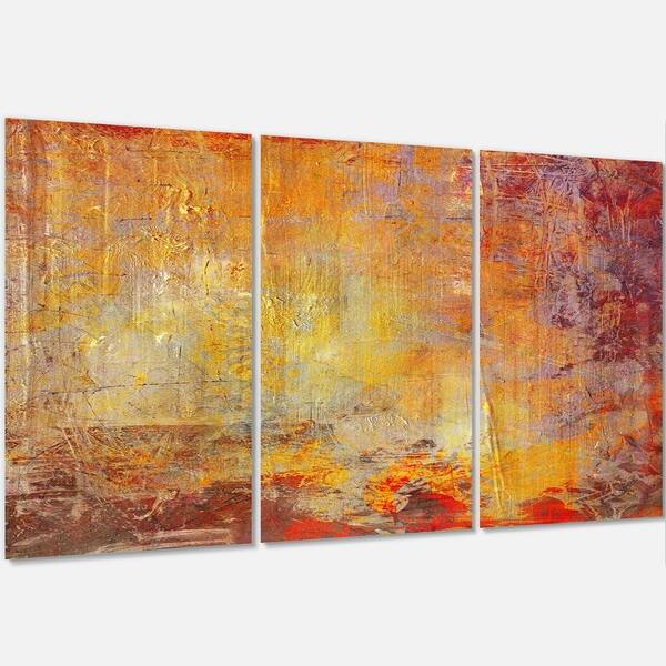 Designart Ambient Grunge Abstract Metal Wall Art Overstock