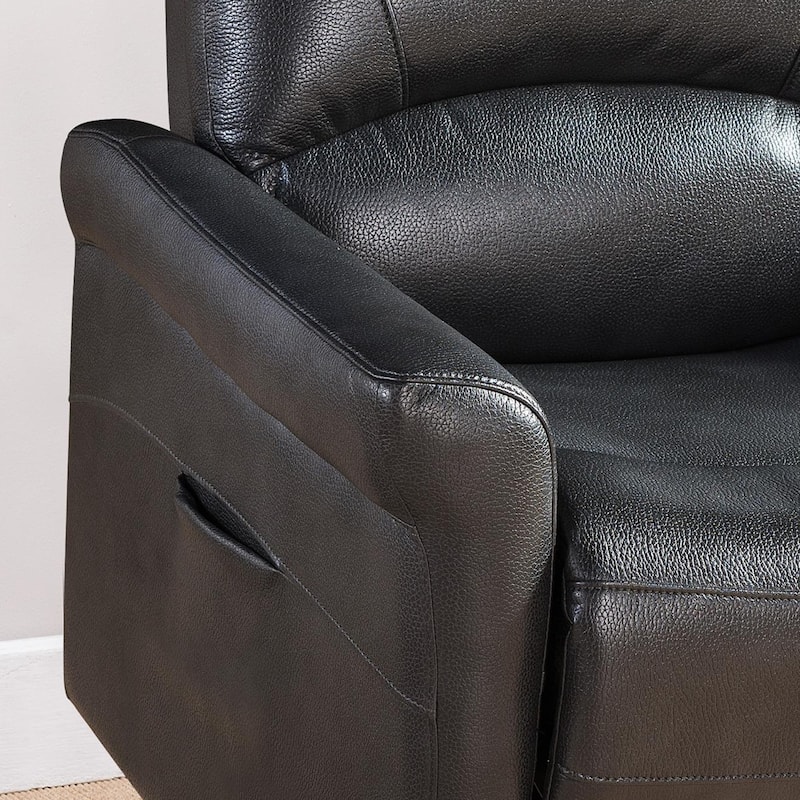 Colby Dark Charcoal Grey Reclining Power Lift Chair