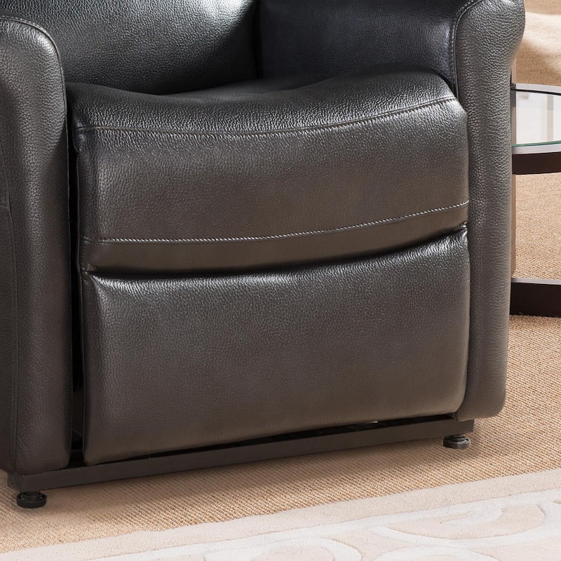 Colby Dark Charcoal Grey Reclining Power Lift Chair