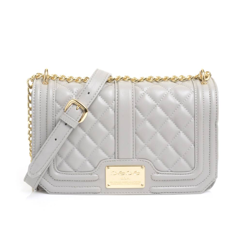 BEBE Marie Quilted Crossbody Handbag