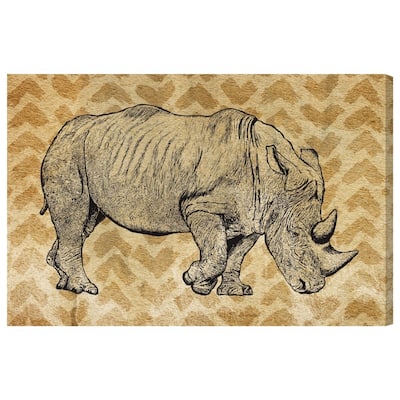 Canyon Gallery 'Rhino Study' Canvas Art