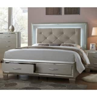 LT150KB by Elements - Platinum King Platform Storage Bed