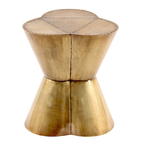 metal garden stool side table