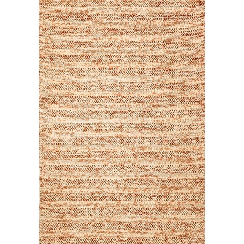 The Curated Nomad Casually Heathered Hand-woven New Zealand Wool Rug