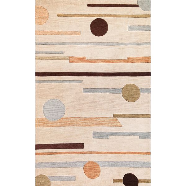 Milan 2118 Beige Horizons (3'3" x 5'3") Rug