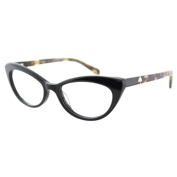 Shop Kate Spade Women's KS Analena 807 Black Plastic Cateye Eyeglasses