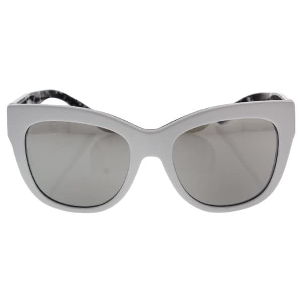D&G Women's DG4270 30236G White Plastic Square Sunglasses. Opens flyout.
