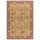 preview thumbnail 14 of 14, Hand-Knotted Kari Border New Zealand Wool Area Rug 4' x 6' - Rust
