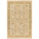 preview thumbnail 8 of 14, Hand-Knotted Kari Border New Zealand Wool Area Rug 2' x 3' - Khaki - Rectangle