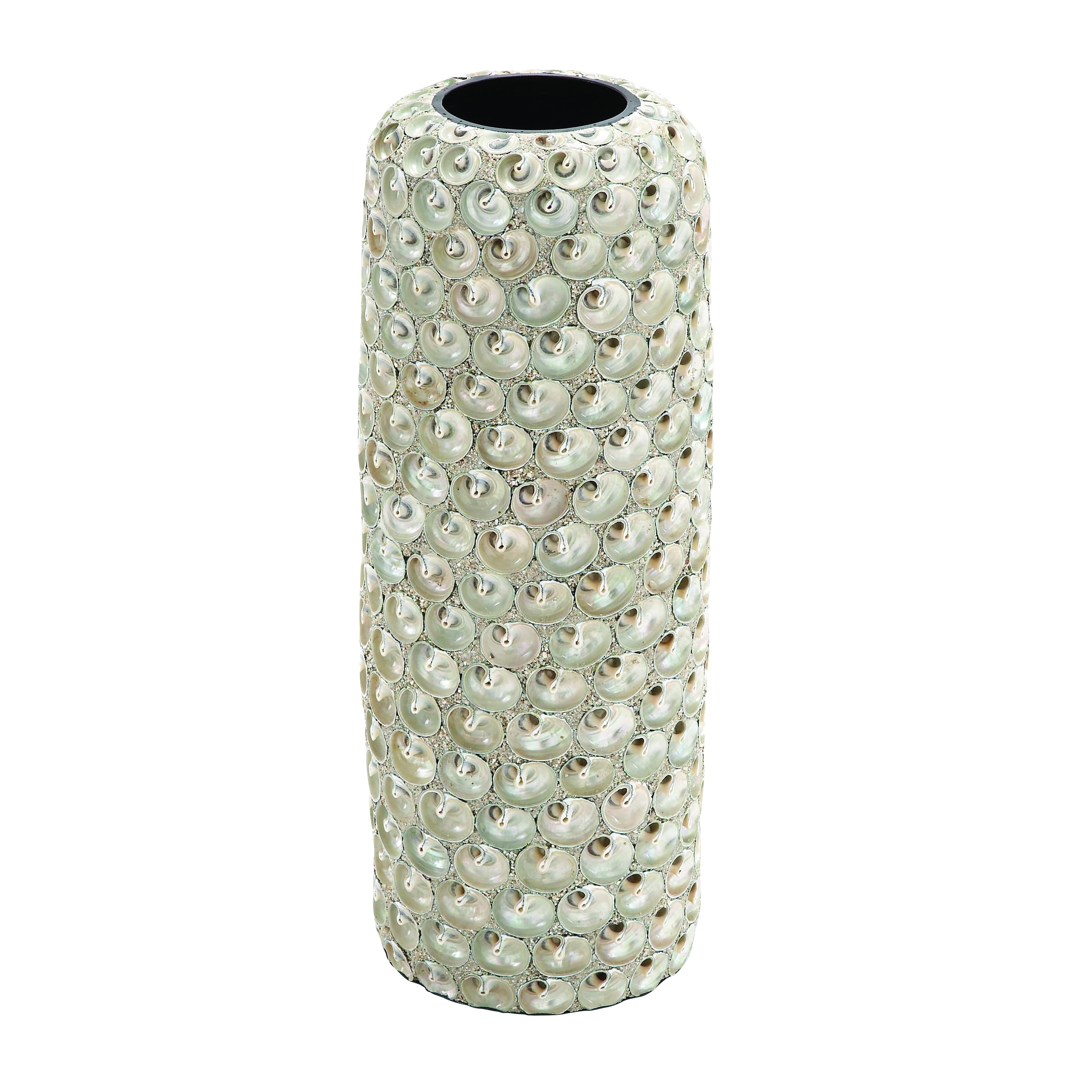 Shop Ceramic Intricate Design Seashell Vase Free Shipping Today