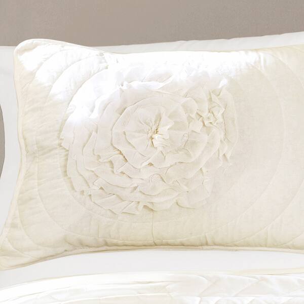 Lush Decor Serena Ivory 3 Piece Quilt Set 21426710 Lush Decor Serena Ivory 3 Piece