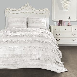 Lush Decor Belle 4-piece Comforter Set - Free Shipping Today ... - Lush Decor Belle 3-piece Quilt Set