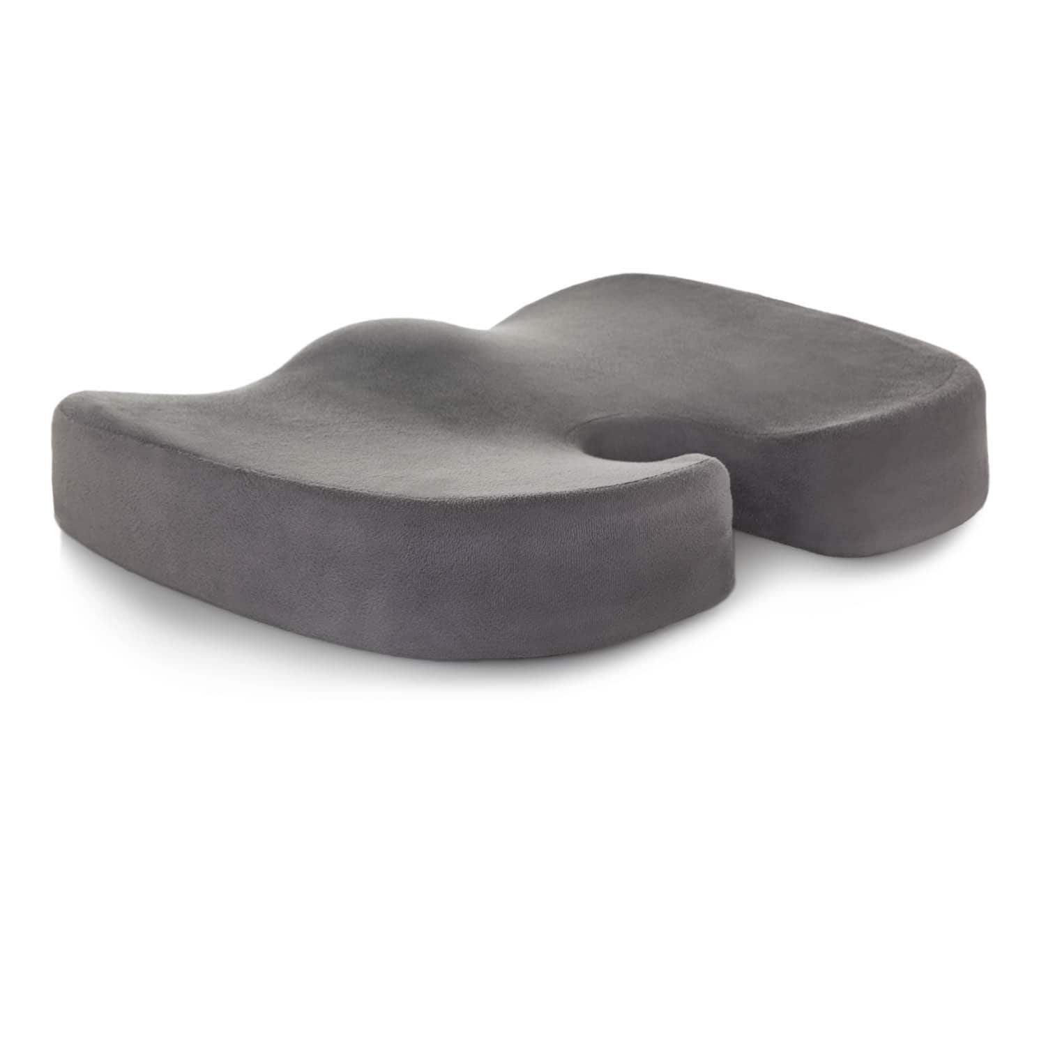 ComfySure Car Seat Wedge Pillow - Memory Foam Firm Cushion-Pain