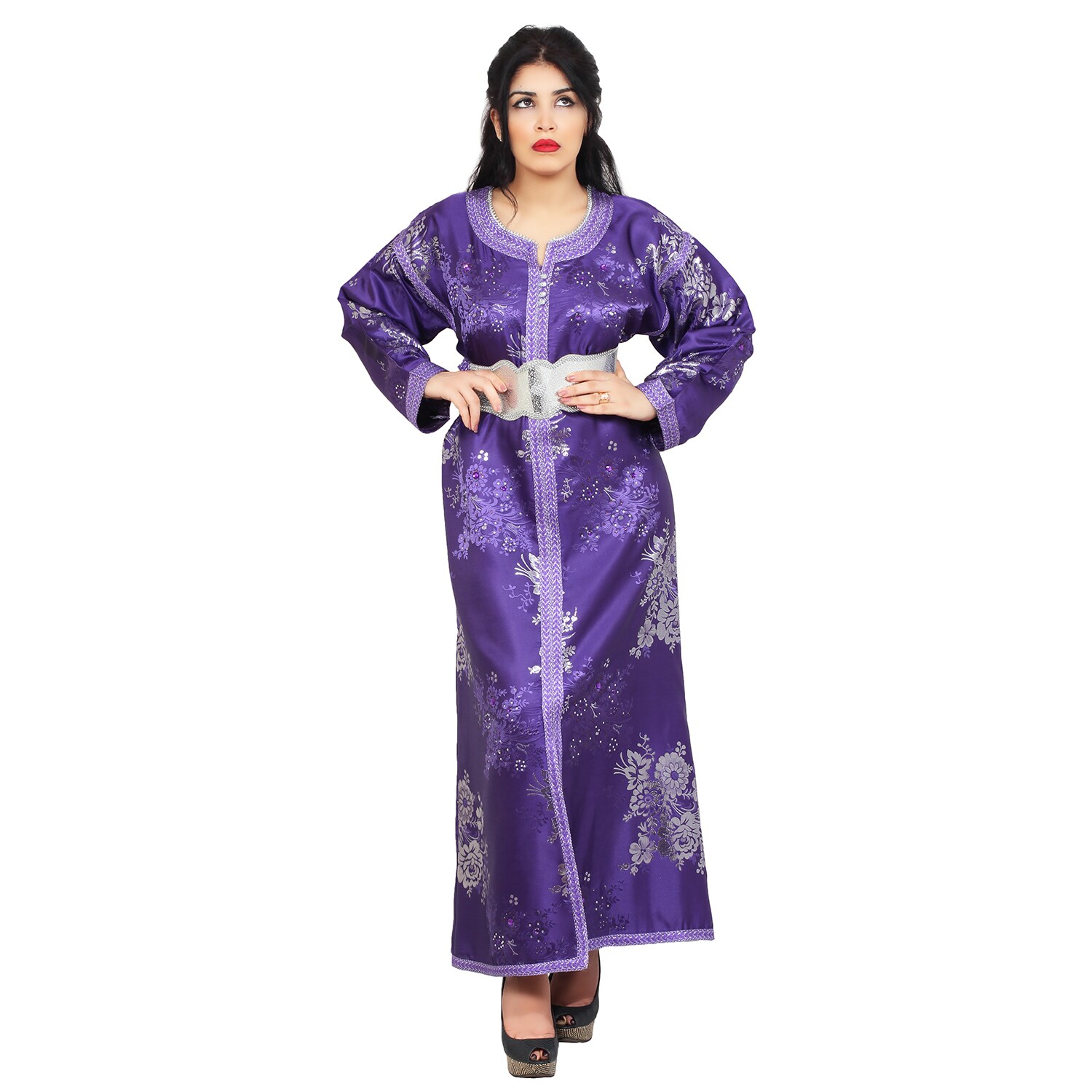 embroidered caftan