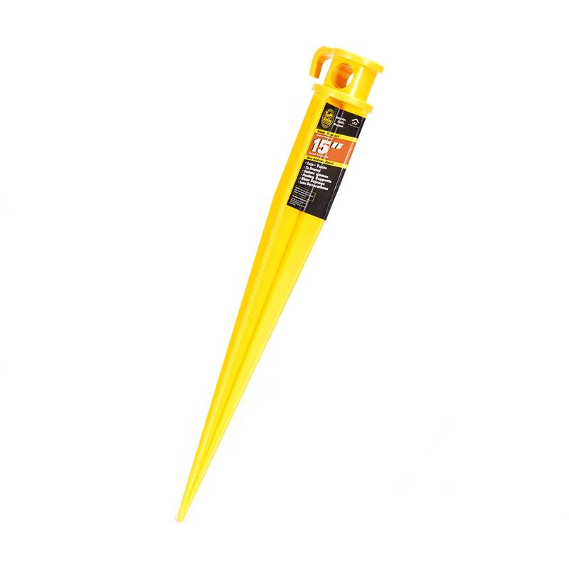 Tuff Spike Yellow Plastic 15-inch Anchor