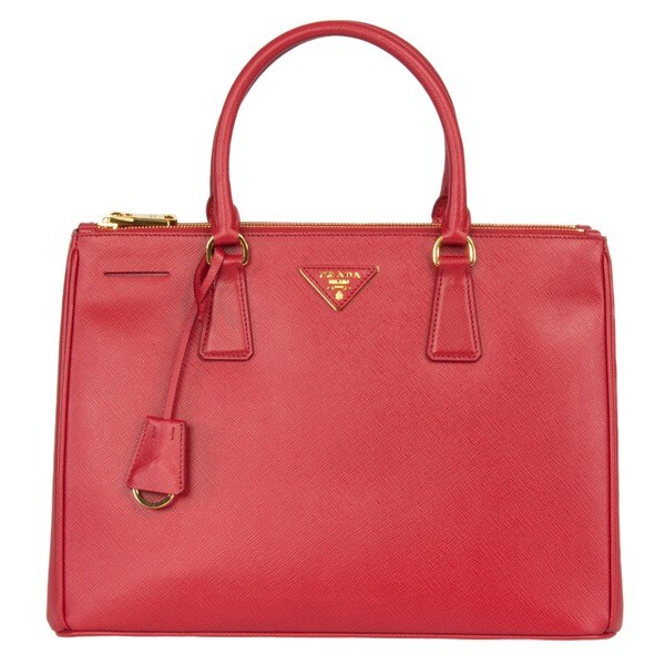 Prada Galleria Saffiano Leather Bag - 18775077 - Overstock.com Shopping ...