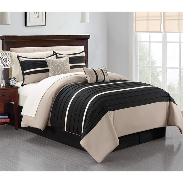 Shop Daytona Black 10piece BedinBag Free Shipping Today