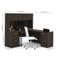 preview thumbnail 3 of 14, Bestar Embassy 71" L-shaped desk with hutch