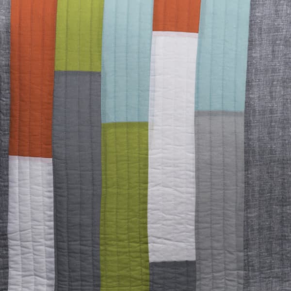 Brand New Lush Decor 3 Piece Shelly Stripe Quilt Set Full//Queen Orange