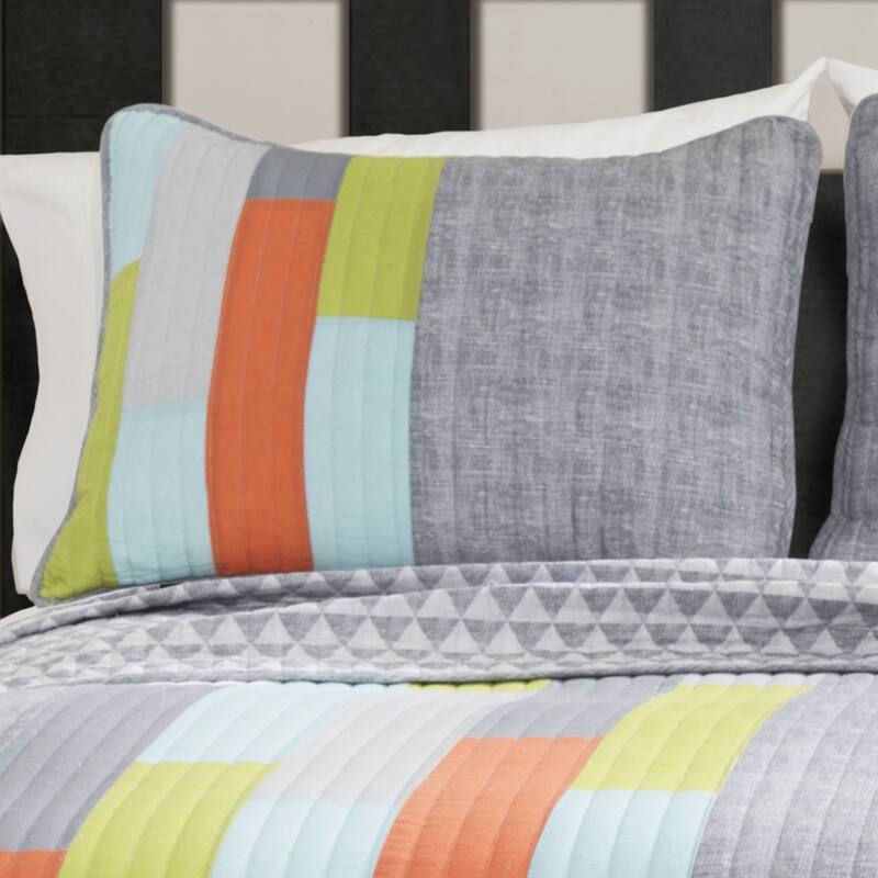 Lush Decor Shelly Stripe Quilt Set