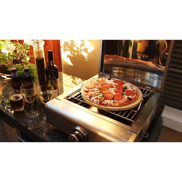 Stainless Steel Pizza Pan for Grill or Oven