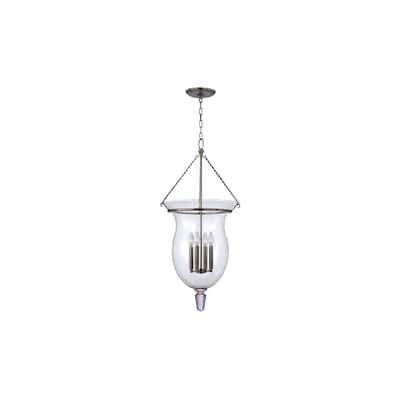Hudson Valley Ulster 4 Light Historic Nickel Chandelier